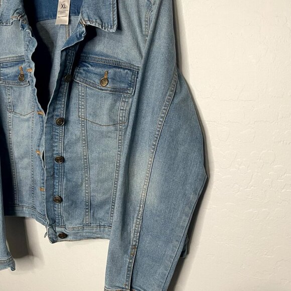 Social Standards by Sanctuary Classic Denim Jean Jacket Size XL - Picture 4 of 9